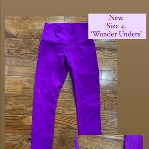 Lululemon Wunder Under crops.